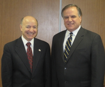 Clerk Idoni with Judge Lacava